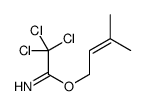 3-methylbut-2-enyl 2,2,2-trichloroethanimidate结构式