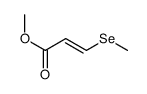methyl 3-methylselanylprop-2-enoate结构式
