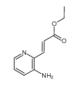 ethyl 3-amino-2-pyridineacrylate结构式