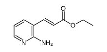 3-(2-氨基-3-吡啶基)丙烯酸乙酯结构式