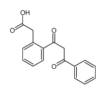 2-[2-(3-oxo-3-phenylpropanoyl)phenyl]acetic acid结构式