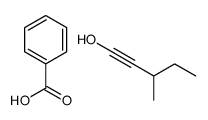 benzoic acid,3-methylpent-1-yn-1-ol结构式