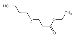 ethyl 3-(3-hydroxypropylamino)propanoate结构式