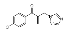 1-(4-chlorophenyl)-2-(1,2,4-triazol-1-ylmethyl)prop-2-en-1-one结构式