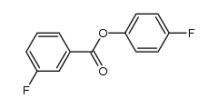4-fluorophenyl 3-fluorobenzoate结构式
