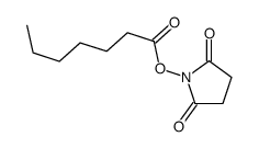 (2,5-dioxopyrrolidin-1-yl) heptanoate结构式