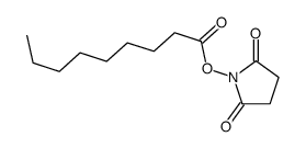 (2,5-dioxopyrrolidin-1-yl) nonanoate结构式