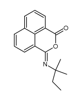 3-(tert-pentylimino)benzo[de]isochromen-1(3H)-one结构式
