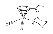 π-methylbenzoatedicarbonyl-1,3-dithianechromium(0)结构式
