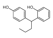 2-[1-(4-hydroxyphenyl)butyl]phenol结构式