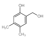 Benzenemethanol,2-hydroxy-4,5-dimethyl-结构式