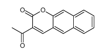 3-acetylbenzo[g]chromen-2-one结构式