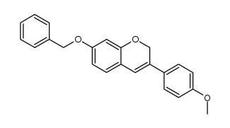 7-benzyloxy-3-(4-methoxyphenyl)isoflavene结构式