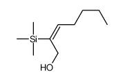 2-trimethylsilylhept-2-en-1-ol结构式