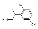 2-(&beta;-amino-isopropyl)-hydroquinone结构式
