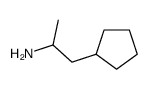 2-环戊基-1-甲基-乙胺结构式