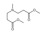 methyl N-(3-methoxy-3-oxopropyl)-N-methyl-beta-alaninate结构式