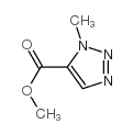 1-甲基-1H-1,2,3-噻唑-5-羧酸甲酯结构式