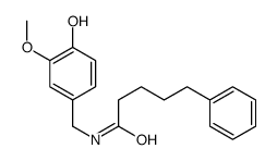 N-VANILLYL-5-PHENYLBUTYRAMIDE结构式