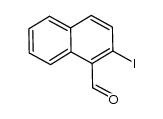 2-iodonaphthalene-1-carboxaldehyde结构式
