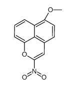 6-methoxy-2-nitronaphtho(1,8-bc)pyran结构式