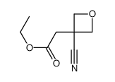 2-(3-氰基氧杂-3-基)乙酸乙酯结构式