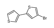 4-bromo-2-thiophen-3-ylthiophene结构式