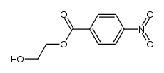 2-hydroxyethyl 4-nitrobenzoate结构式