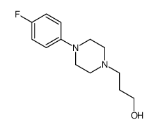 3-[4-(4-fluorophenyl)piperazin-1-yl]propan-1-ol结构式