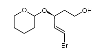 (3S,E)-5-bromo-3-((tetrahydro-2H-pyran-2-yl)oxy)pent-4-en-1-ol结构式
