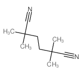 Hexanedinitrile,2,2,5,5-tetramethyl-结构式