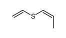 1-ethenylsulfanylprop-1-ene结构式