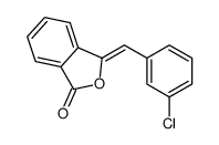 3-[(3-chlorophenyl)methylidene]-2-benzofuran-1-one结构式