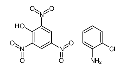 2-chloroaniline,2,4,6-trinitrophenol结构式