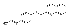 N-[4-(2-喹啉甲氧基)苯基]乙酰胺结构式