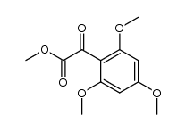 methyl 2,4,6-trimethoxyphenylglyoxylate结构式