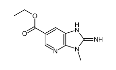 Ethyl 2-amino-3-methyl-3H-imidazo[4,5-b]pyridine-6-carboxylate结构式