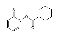 (2-sulfanylidenepyridin-1-yl) cyclohexanecarboxylate结构式