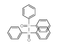 Diphosphine,1,1,2,2-tetraphenyl-, 1,2-dioxide结构式