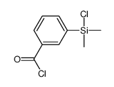 3-[chloro(dimethyl)silyl]benzoyl chloride结构式