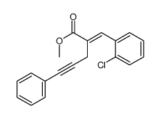 methyl 2-[(2-chlorophenyl)methylidene]-5-phenylpent-4-ynoate结构式