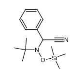 N-tert-butyl-α-cyanobenzylhydroxylamine trimethylsilyl ether结构式