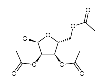 2,3,5-tri-O-acetyl-α-D-ribofuranosyl chloride结构式