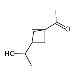 1-[1-(1-hydroxyethyl)-3-bicyclo[1.1.1]pentanyl]ethanone结构式