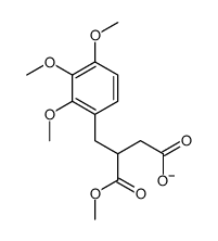 4-methoxy-4-oxo-3-[(2,3,4-trimethoxyphenyl)methyl]butanoate结构式
