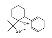 1-(2-methylselanylpropan-2-yl)-2-phenylcyclohexan-1-ol结构式