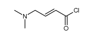 4-dimethylaminocrotonyl chloride结构式