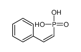 2-phenylethenylphosphonic acid结构式