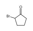 α-bromocyclopentanone结构式
