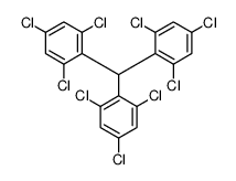 2-[bis(2,4,6-trichlorophenyl)methyl]-1,3,5-trichlorobenzene结构式